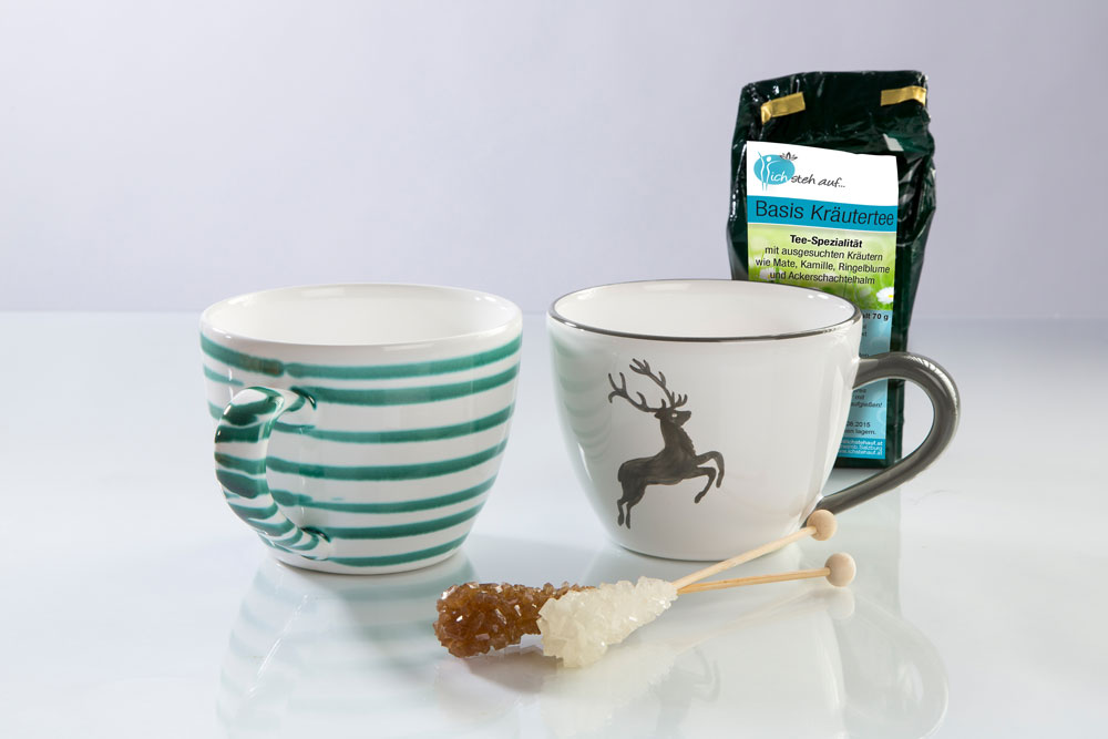 Tees und flüssige Produkte